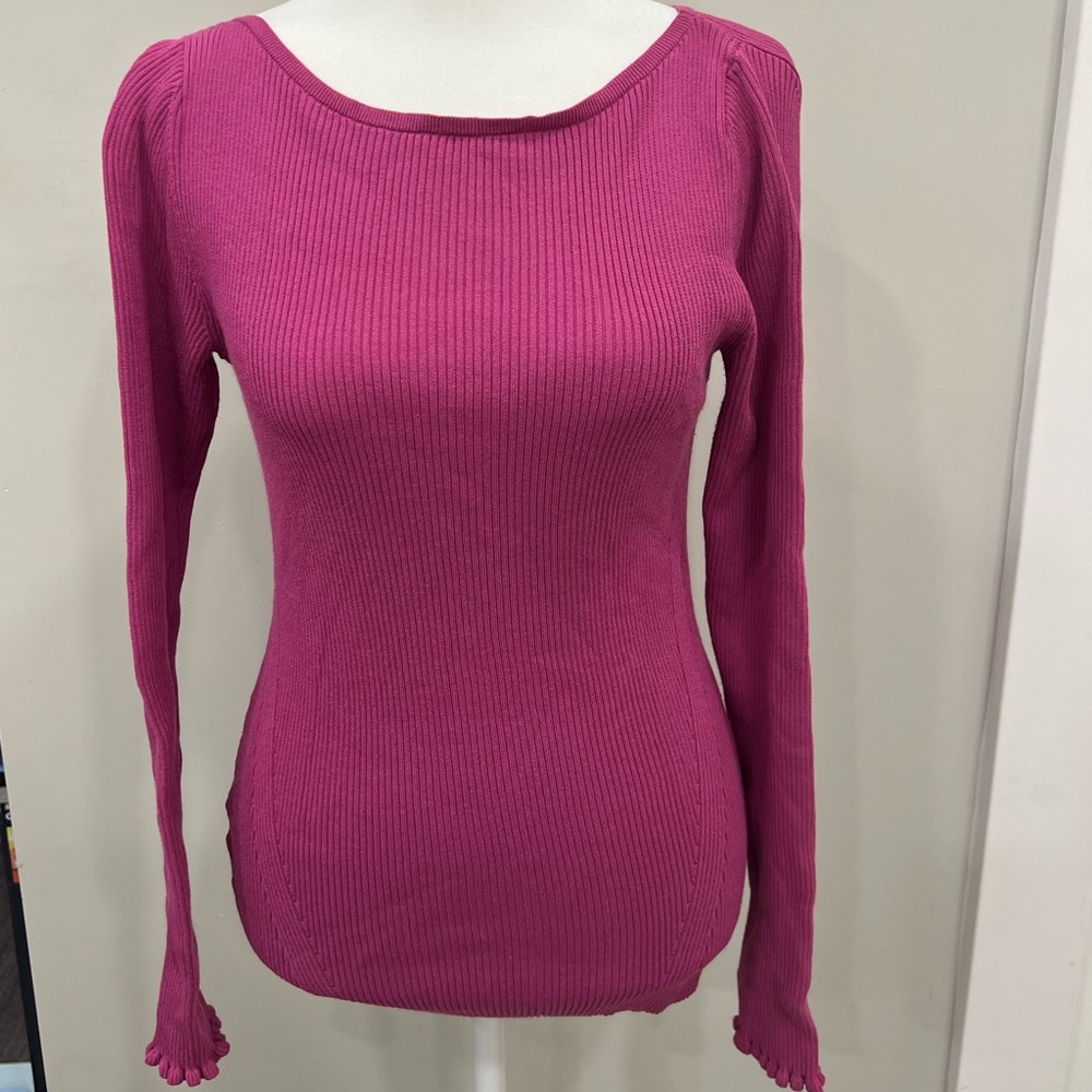 Ann Taylor ribbed long sleeve
